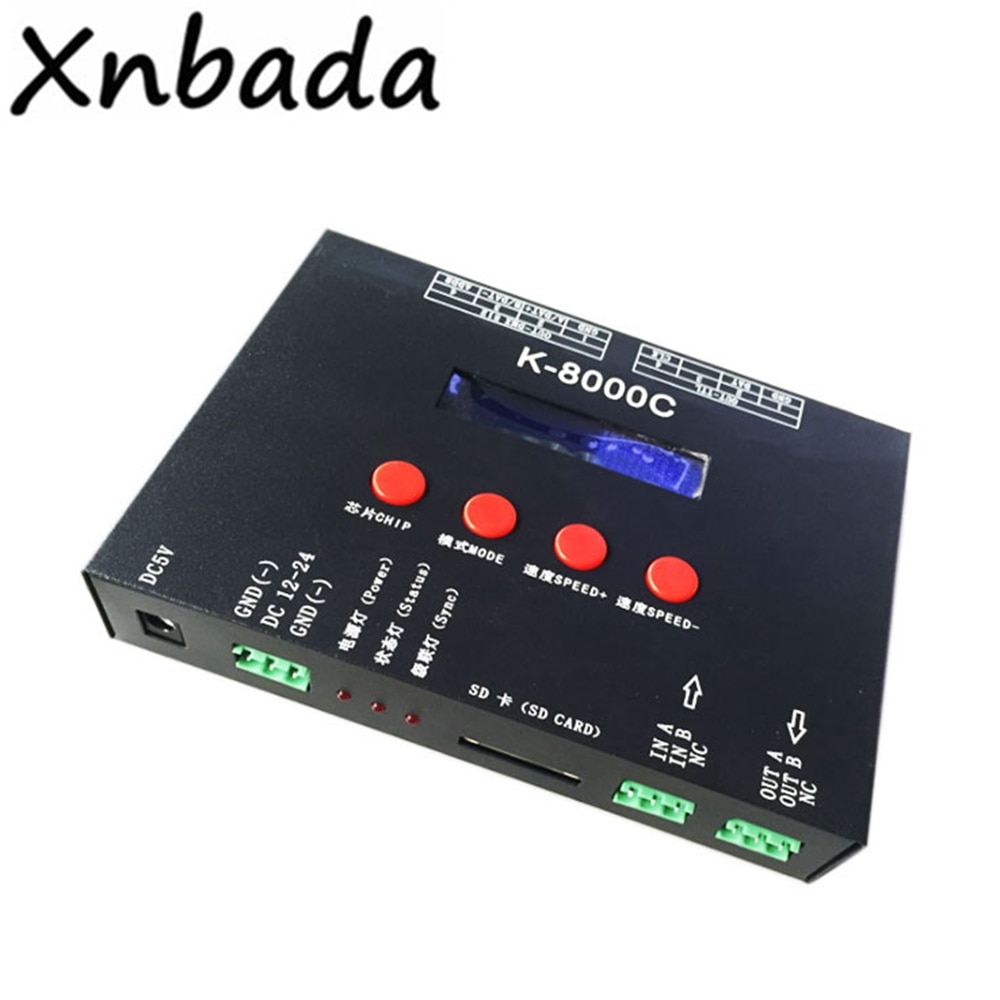 K-8000C α׷  DMX / SPI SD ī LED ȼ..